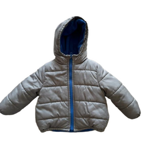 Carter boys coat, size 2T, color gray, very good condition